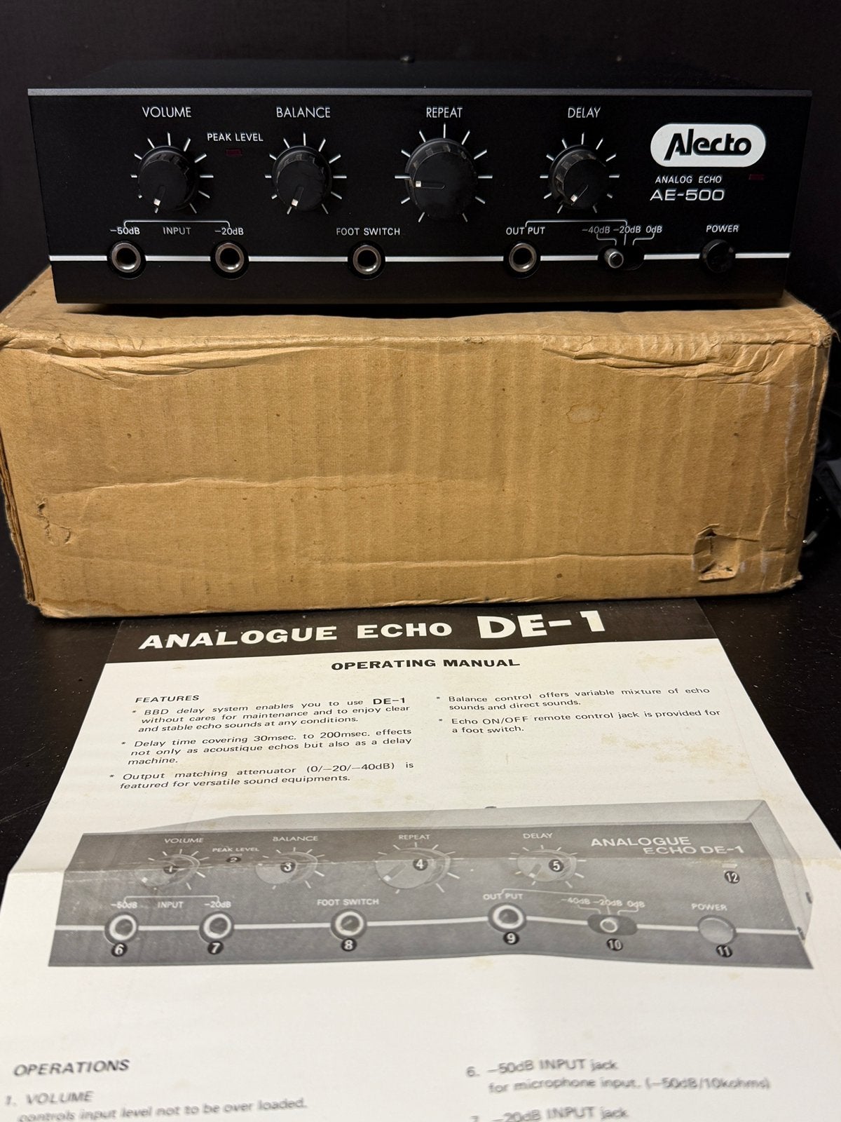 Alecto AE-500 echo device, Ophalen of Verzenden, Zo goed als nieuw