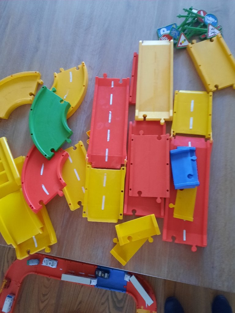 Wader garage met wegen, Ophalen, Gebruikt