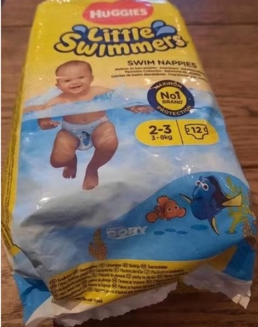 Nieuw zwemluiers huggies mt 2_3 3 /8 kg, Kinderen en Baby's, Huggies, Maat 62, Jongetje of Meisje, Nieuw