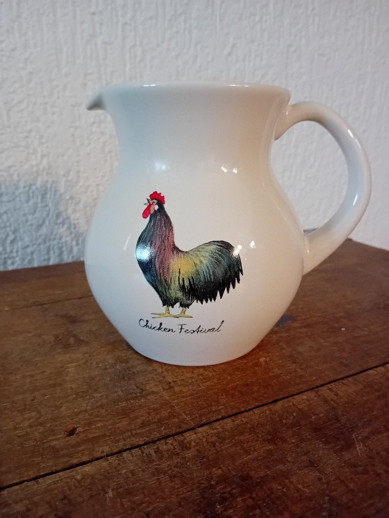 Jet ter Steege Chicken  Festival grote kan, Huis en Inrichting, Kan, Ophalen of Verzenden, Zo goed als nieuw, Overige stijlen
