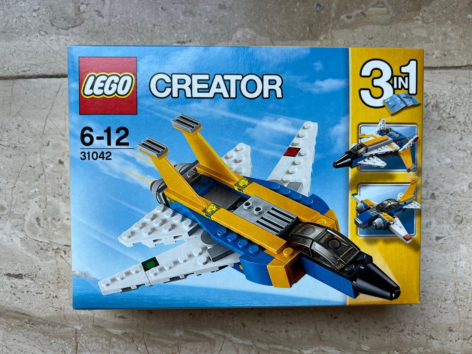 LEGO Creator 31042 Straaljager 3-in-1 set, Lego, Ophalen of Verzenden, Zo goed als nieuw, Compleet