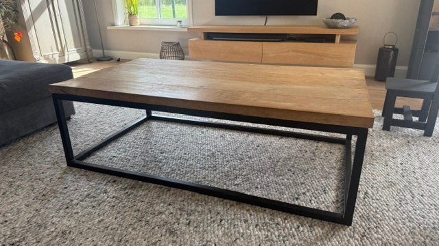 salontafel eiken, Ophalen, 50 – 75, Gebruikt, 100 tot 150 cm
