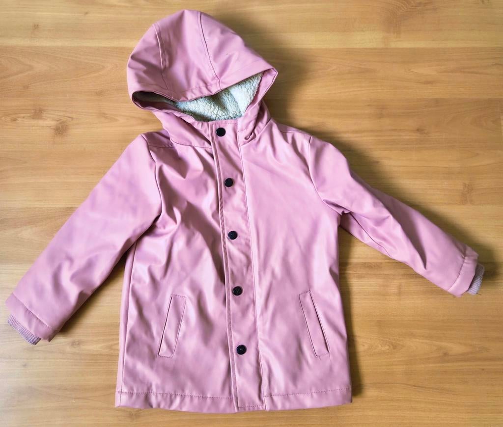 Hema jas meisje maat 98-104 roze, Ophalen of Verzenden, Zo goed als nieuw, Meisje, Jas