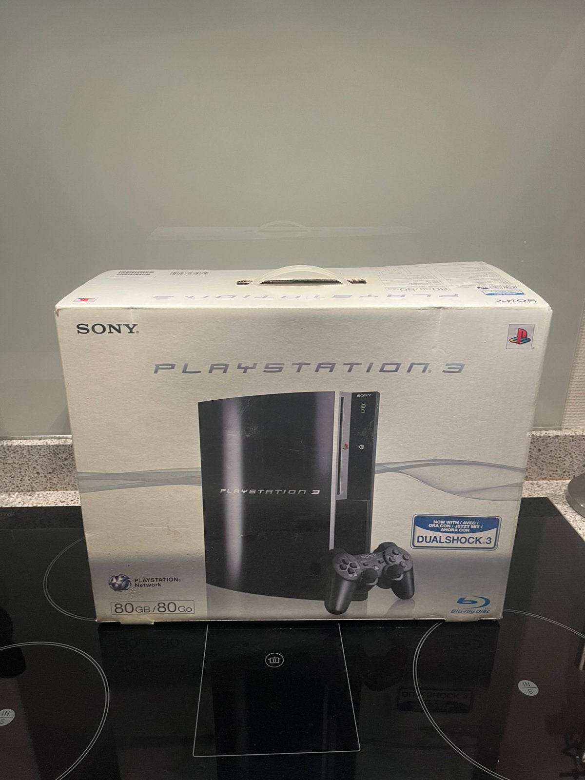 Playstation 3 80GB in Doos geheel Orgineel., Spelcomputers en Games, Spelcomputers | Sony PlayStation 3, Phat, Met 2 controllers