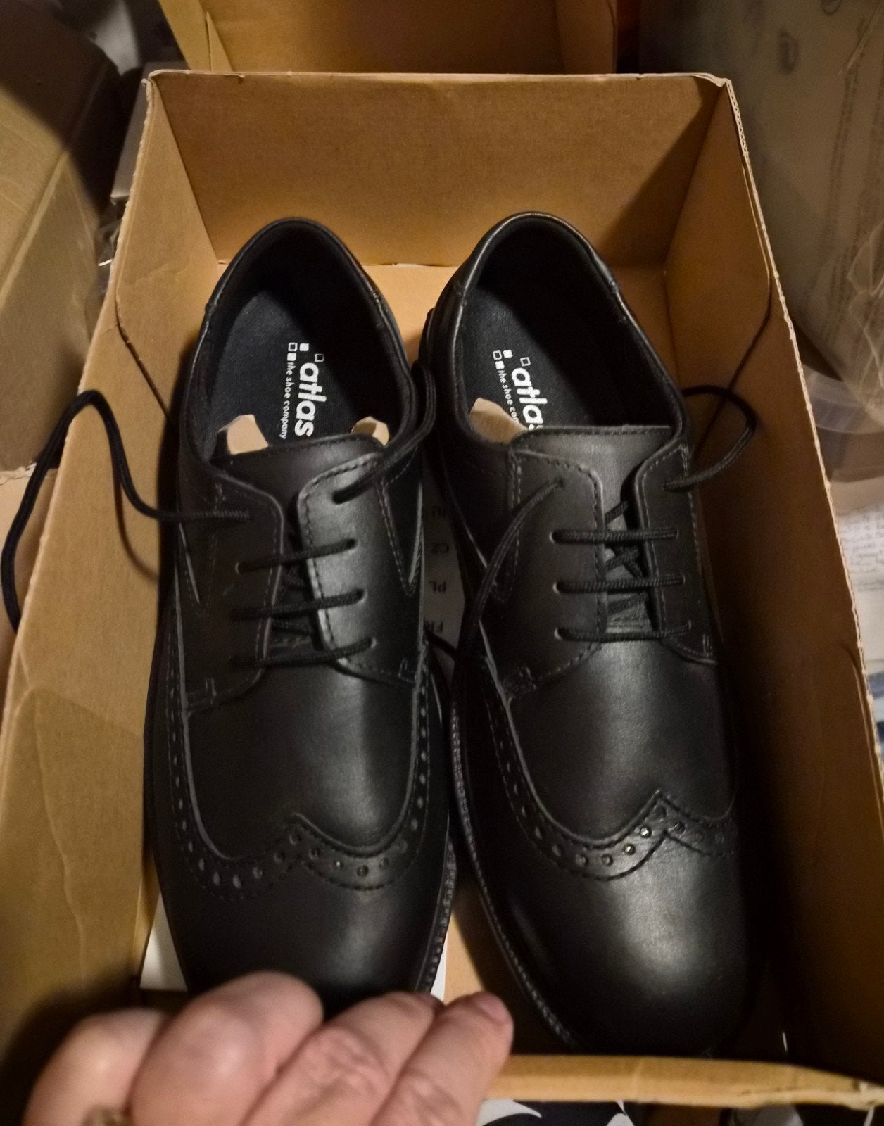 Nieuwe Atlas CX 325 ESD S3 leren werkschoenen maat 41, Kleding | Heren, Atlas, Zwart, Nieuw, Ophalen of Verzenden