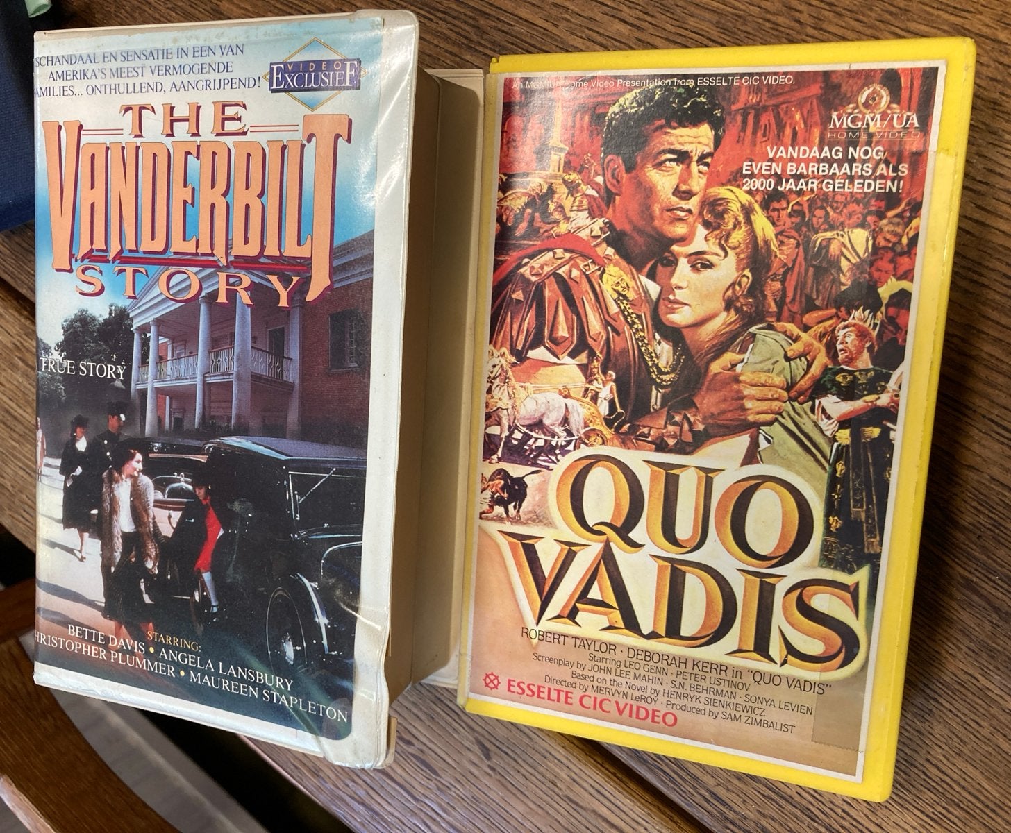 Quo Vadis & The Vanderbilt Story VHS - Klassieke Films, Nederlands ondertiteld, Alle leeftijden, Drama, Ophalen of Verzenden