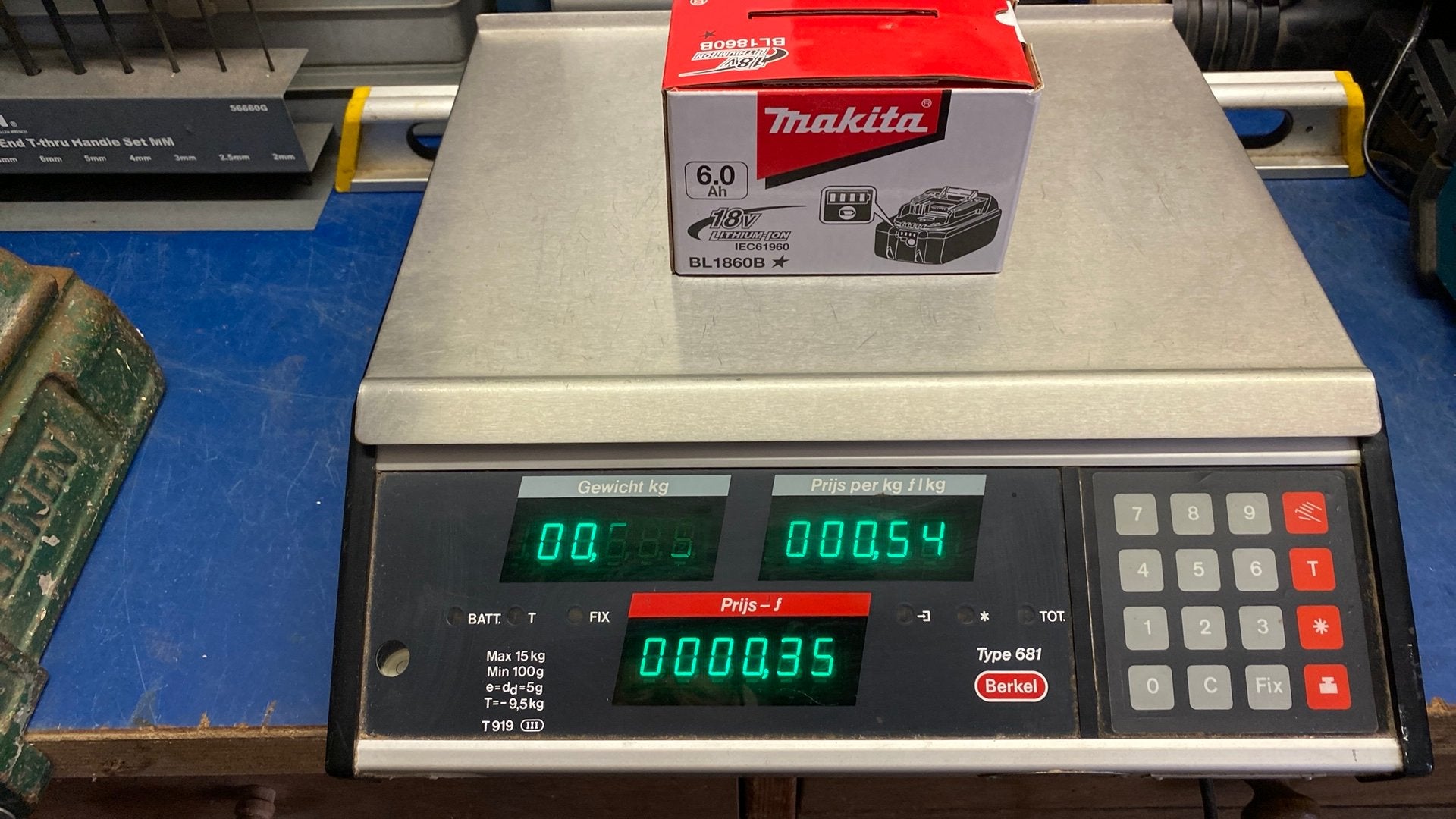 Berkel Winkelweegschaal - Digitaal, Gebruikt, Ophalen, Gebruikt, Winkelweegschaal, 1 tot 500 gram