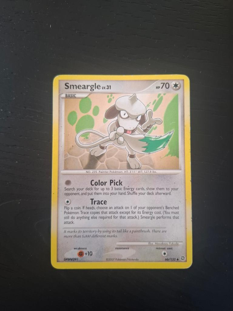 Pokémon Kaart: Smeargle Lv.31 (66/132) - Basis, Ophalen of Verzenden, Gebruikt, Losse kaart