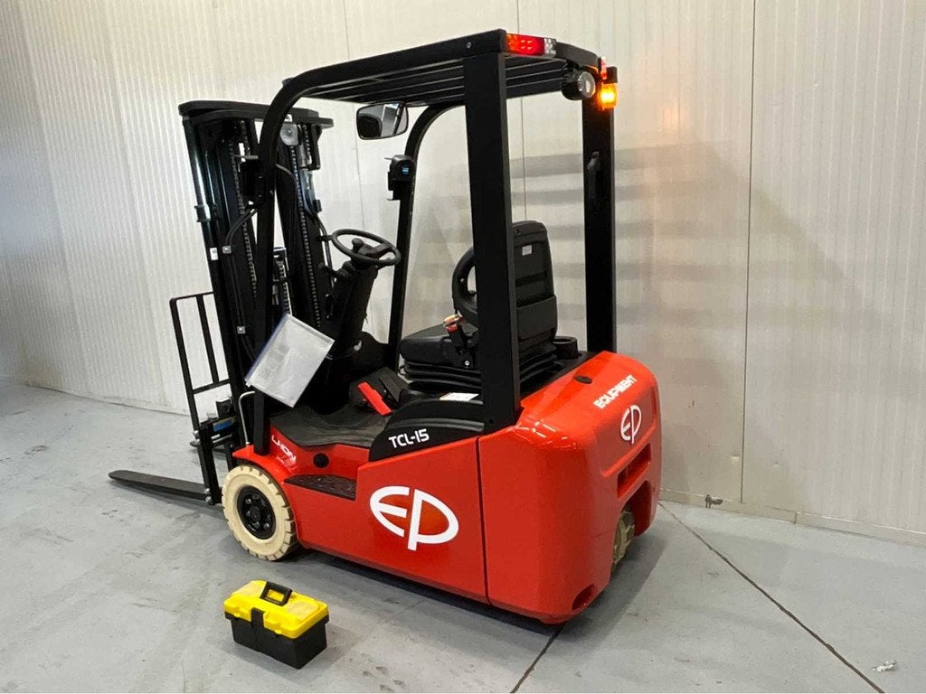 EP TCL152 Vorkheftruck Triplex - Freelift - Sideshift - blue, Elektrisch, Heftruck, EP