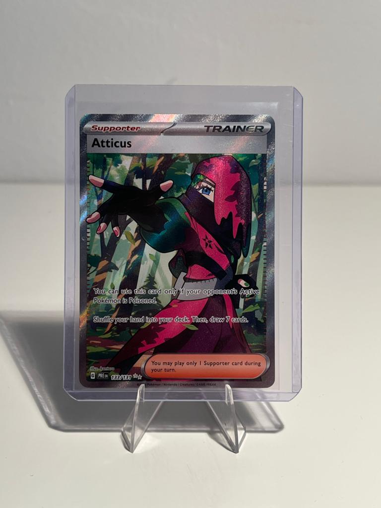 Atticus 133/131 Prismatic Evolutions, Ophalen of Verzenden, Zo goed als nieuw, Losse kaart