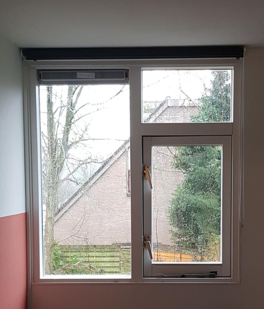 Duo rolgordijn grijs - 120(B)x145(L)cm, Ophalen, Zo goed als nieuw, Grijs