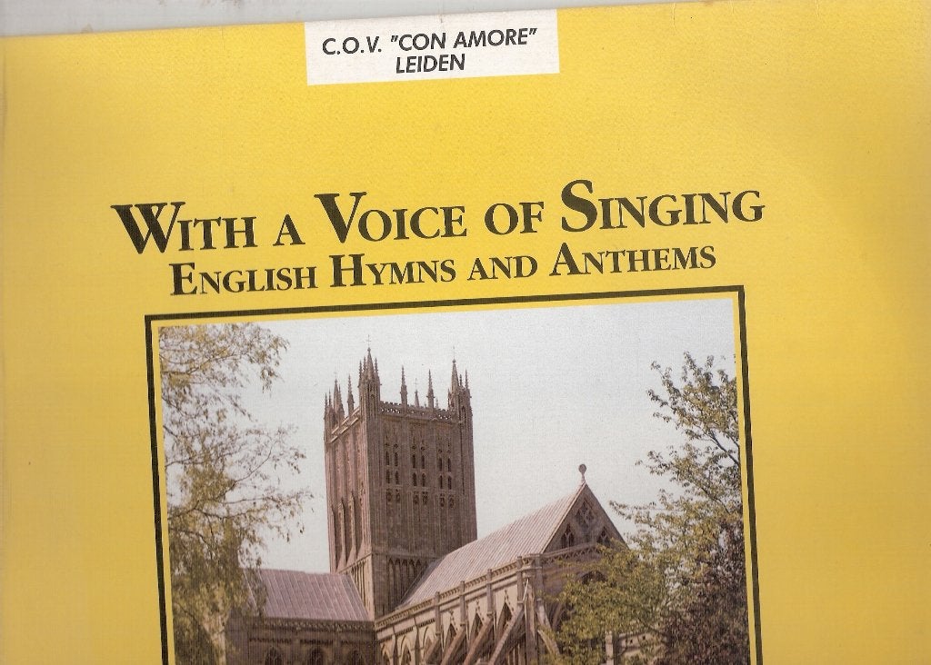 Leiden : COV Con Amore – English Hymns and Anthems -1986 LP, Ophalen, Gebruikt, Overige formaten, Overige typen