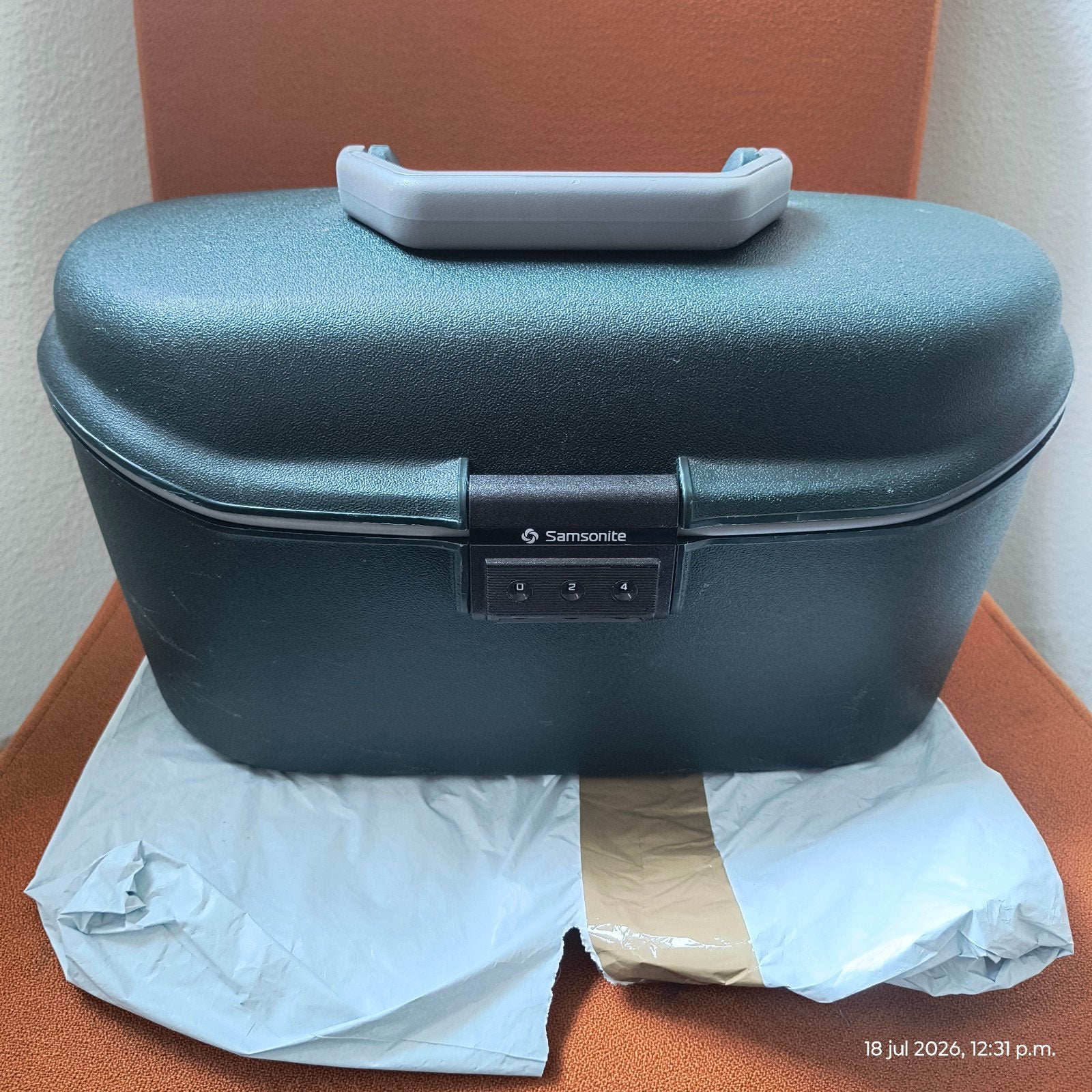 Samsonite Hardcase Toilettas/Beautycase met Cijferslot, Sieraden, Tassen en Uiterlijk, Beautycases, Gebruikt, Ophalen of Verzenden