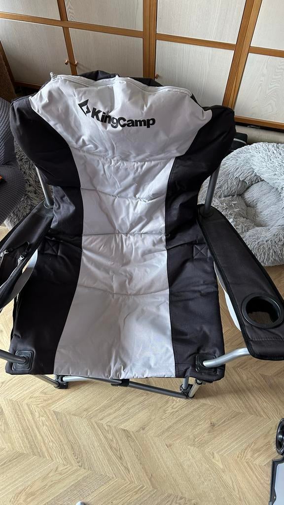 KingCamp Campingstoel - Comfortabel en Robuust tot 160kg, Ophalen of Verzenden, Zo goed als nieuw, Campingstoel