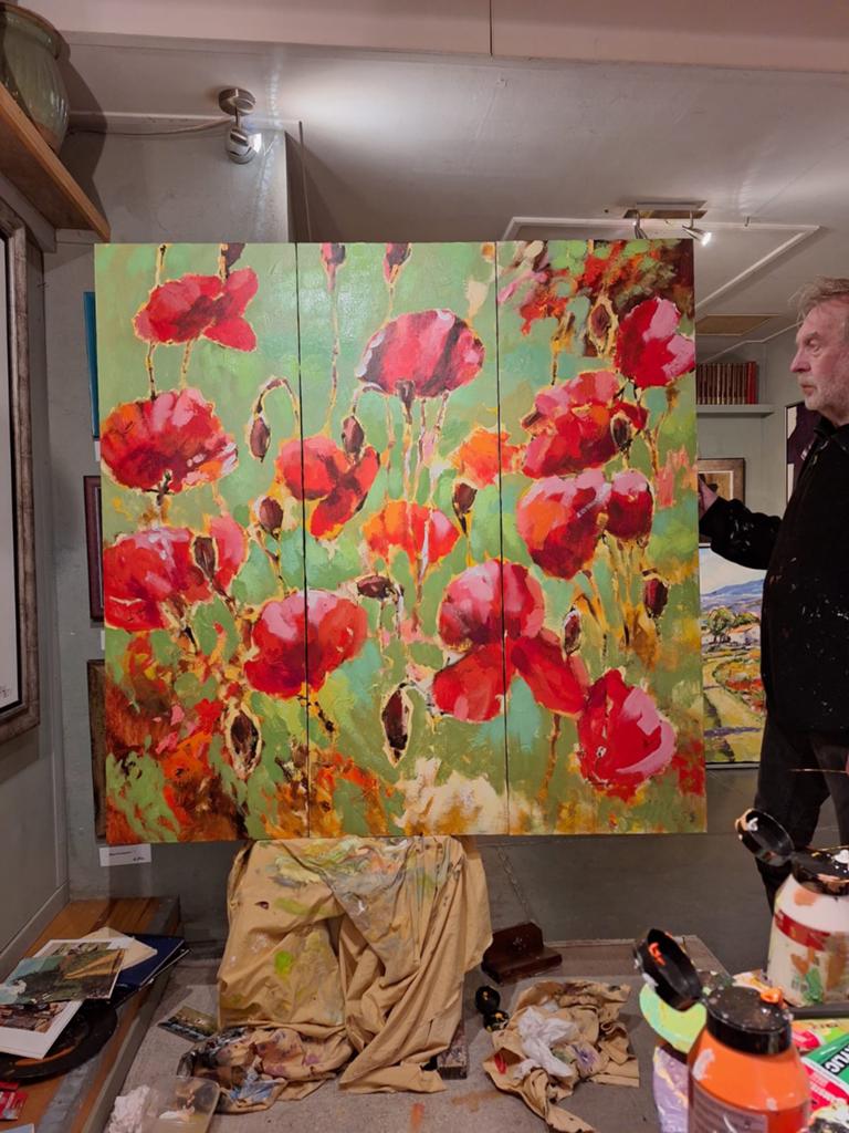 3-luik klaprozen Henri Hess, Ophalen
