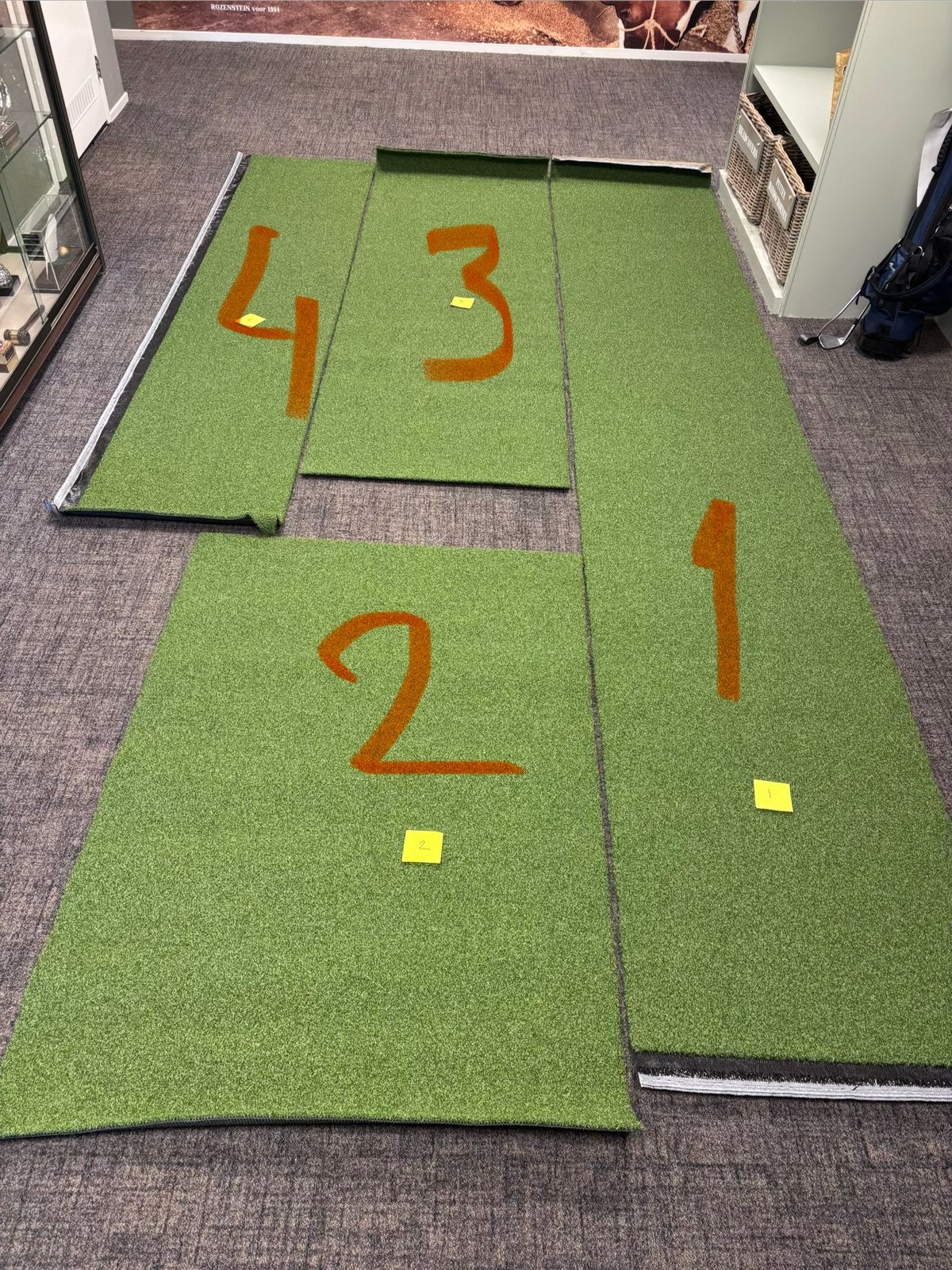 Golfgreens kunstgras coupons, Tuin en Terras, Gras en Kunstgras, Ophalen, Nieuw, Minder dan 10 m², Kunstgras