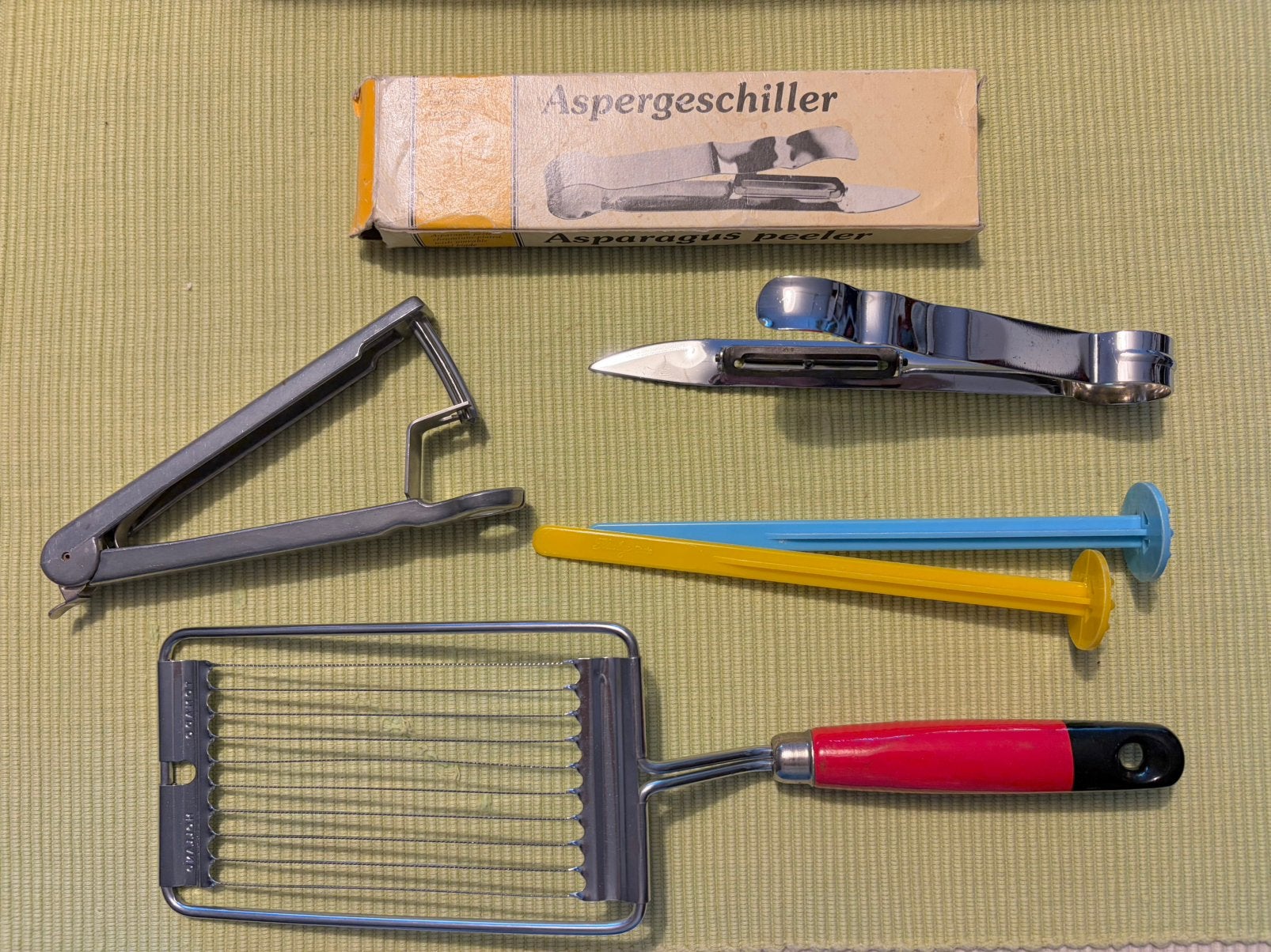 Divers oud vintage keukengereedschap, Overige typen, Ophalen of Verzenden, Gebruikt