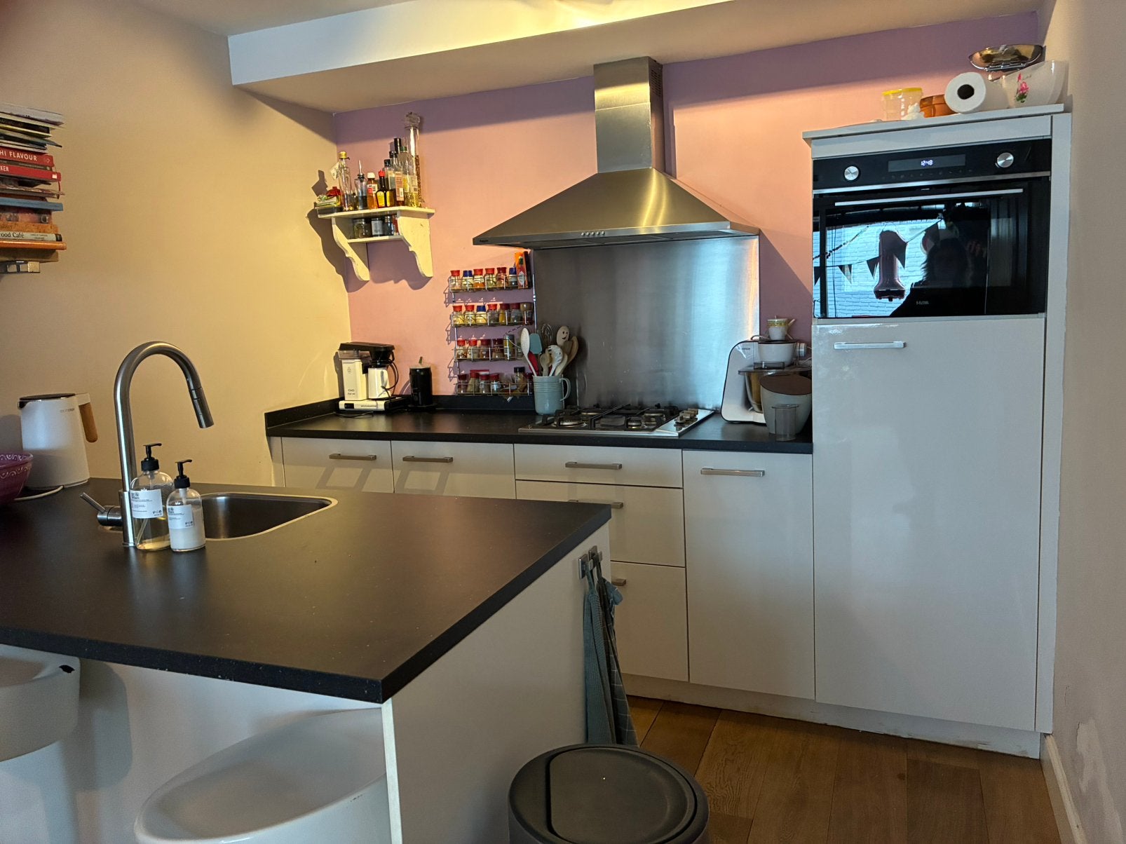 Complete keuken, Ophalen, Gebruikt, Wit, Kunststof