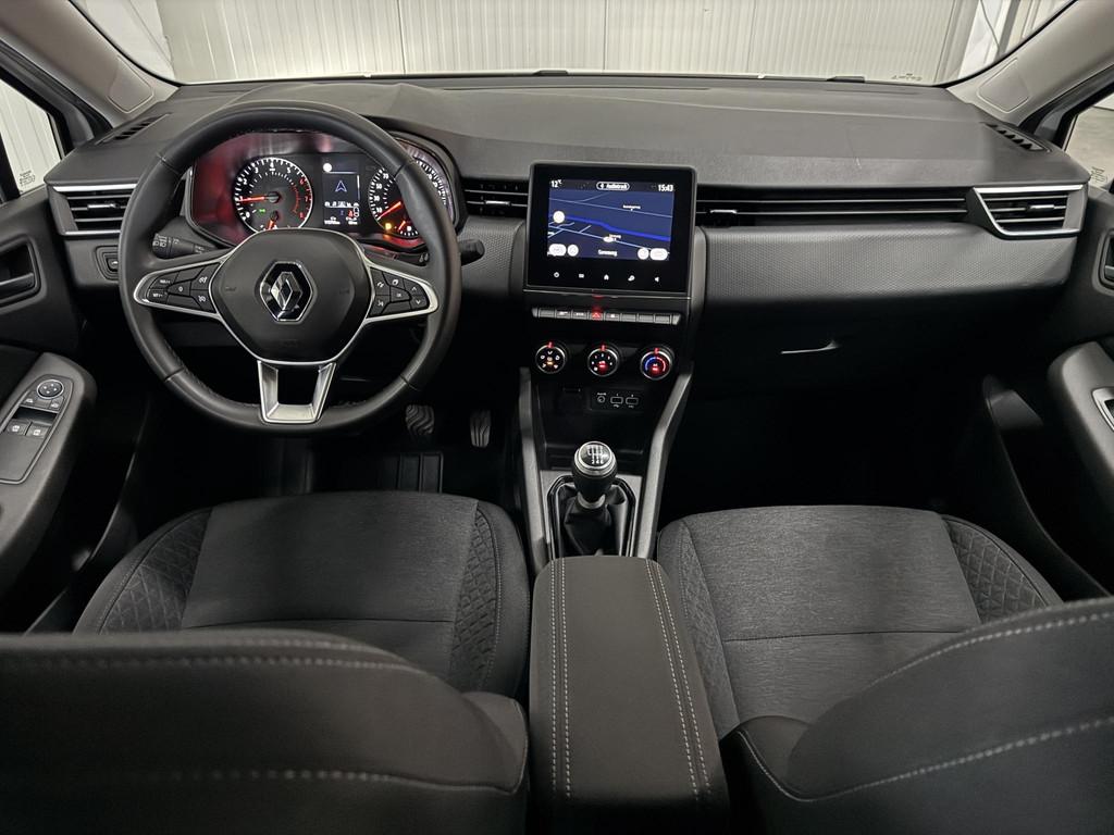 Renault Clio 1.0 TCe Zen LED NAVI CARPLAY AIRCO CRUISE 1STE., Voorwielaandrijving, Stof, Gebruikt, Euro 6