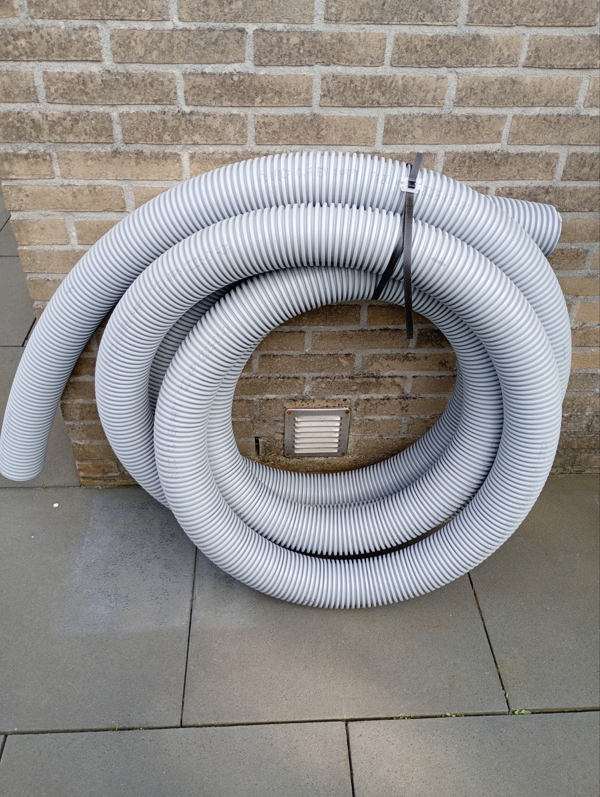 Flexibele rookgasafvoer 100mm.+-10 meter lang, Ophalen, Nieuw