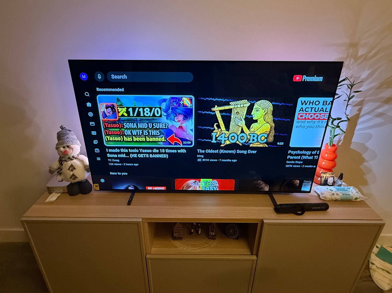 Philips 55 inch OLED ambilight 4k, Ophalen, Zo goed als nieuw, 25 tot 50 cm, Minder dan 100 cm