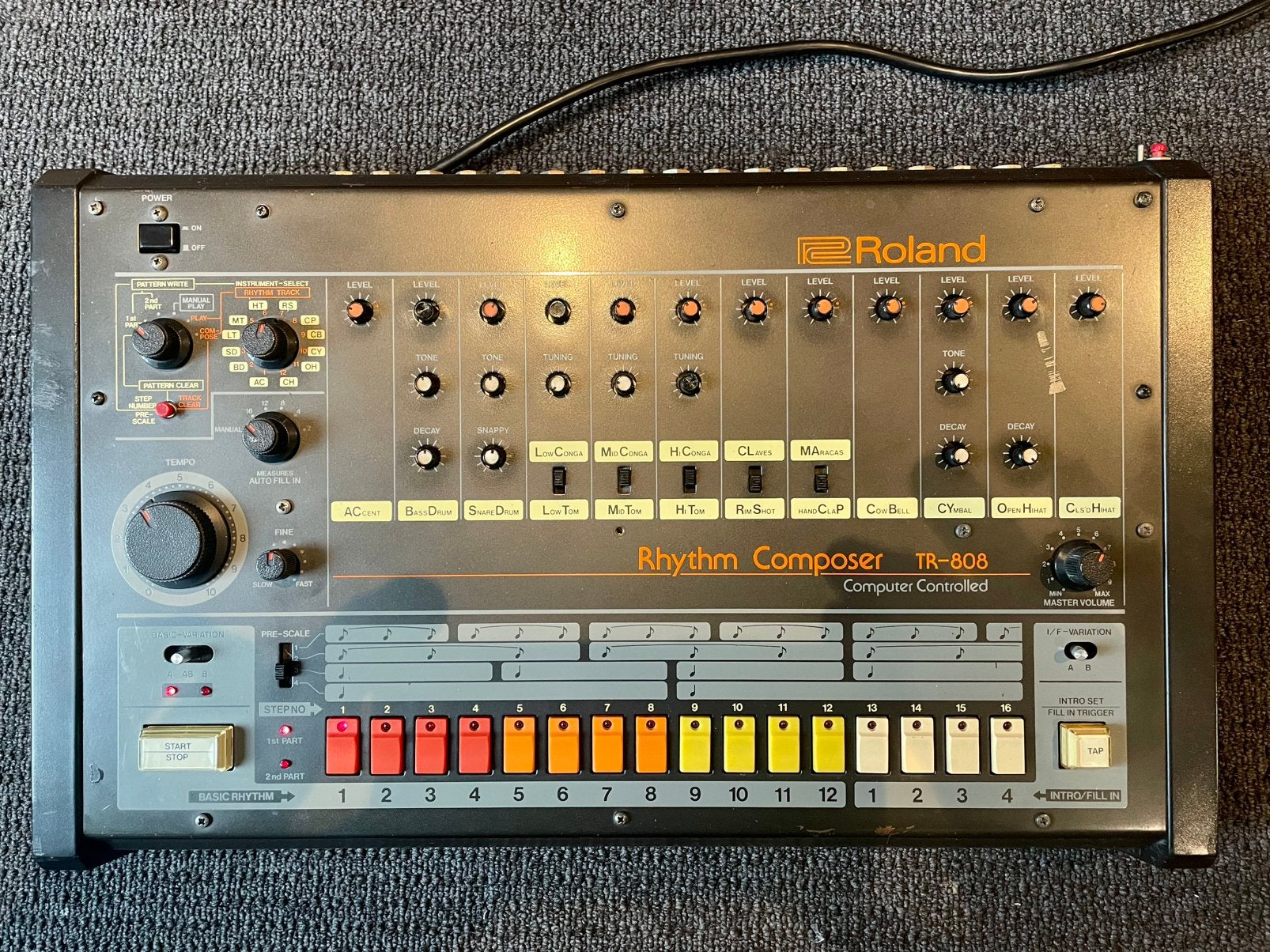 Roland TR-808 met kenton midi, Ophalen of Verzenden, Zo goed als nieuw, Roland