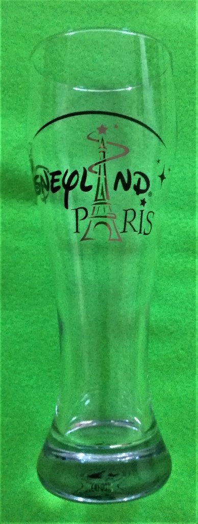 Disneyland Parijs Groot glas - 23cm hoog, Ophalen of Verzenden, Overige figuren, Nieuw, Servies