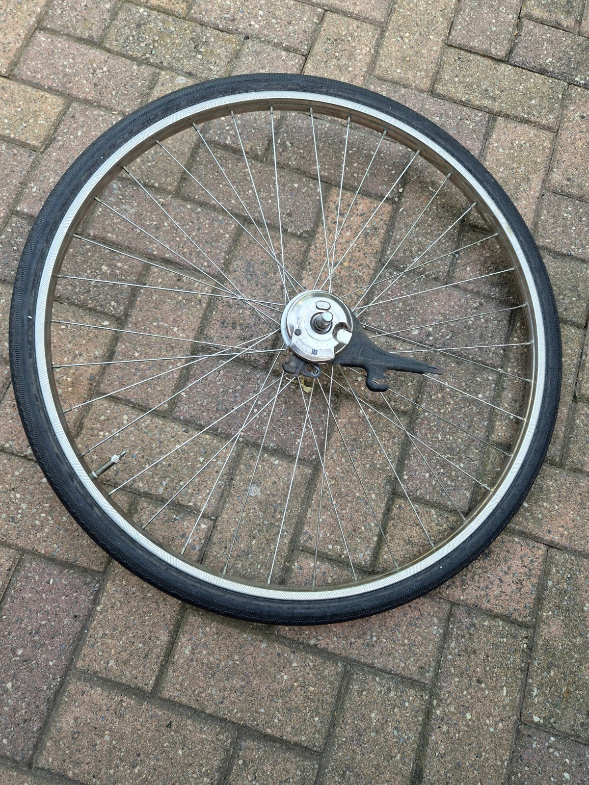 28  inch   voorwiel, Gebruikt, Shimano, Ophalen, Wiel