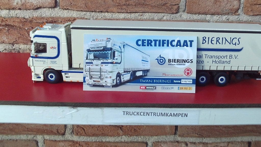WSI  Daf  XF  95  Super  Space  Cab  van  Twan  Bierings, Ophalen of Verzenden, Nieuw, Bus of Vrachtwagen, Wsi