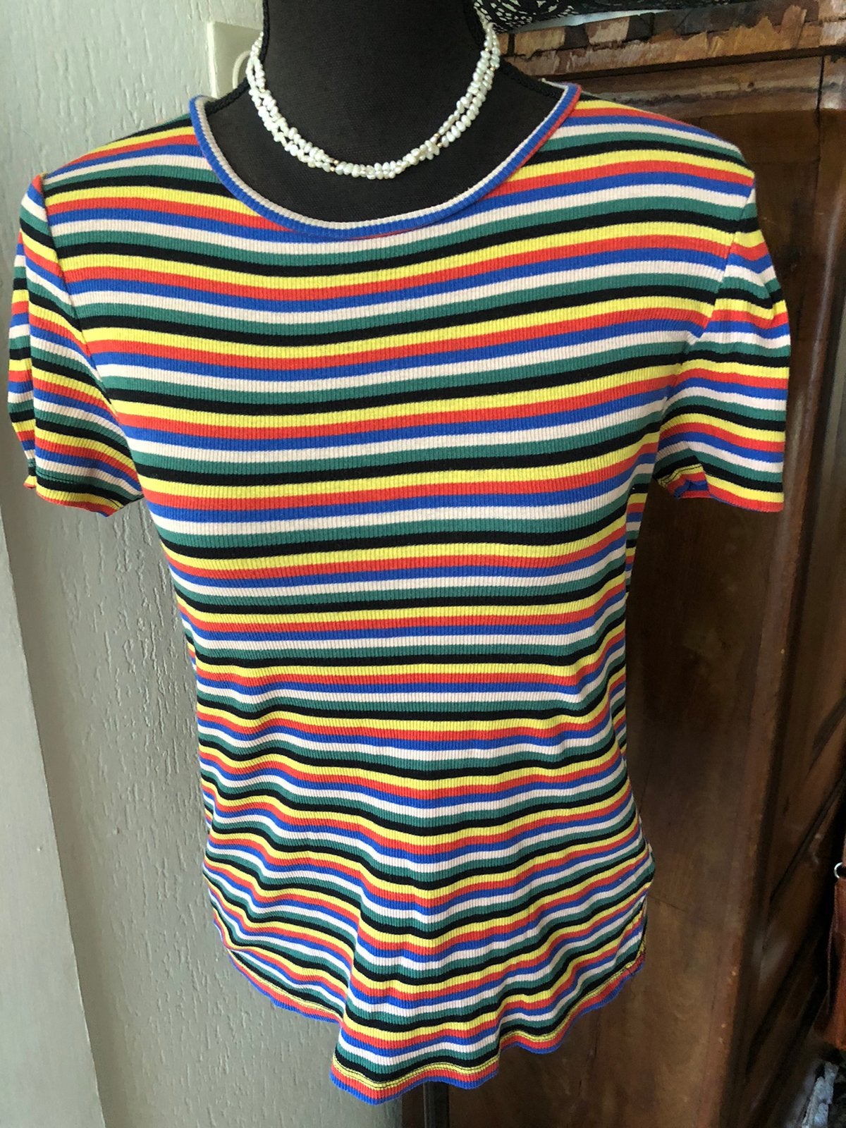 Bellerose shirt maat 1.  (36), Kleding | Dames, Zo goed als nieuw, Korte mouw, Maat 36 (S), Meerkleurig