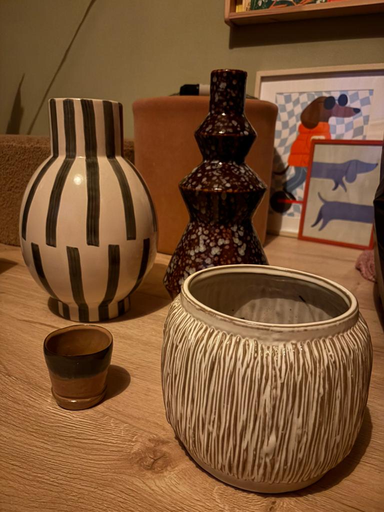 Vazen en potten, Ophalen, Overige kleuren, Minder dan 50 cm, Glas