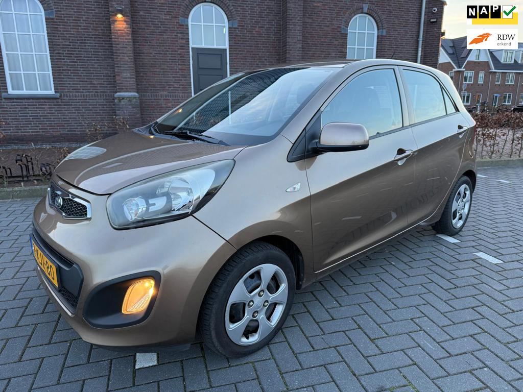 Kia Picanto 1.0 CVVT ISG Comfort Pack 2013 AIRCO + NL AUTO !, Voorwielaandrijving, Euro 5, Stof, Gebruikt