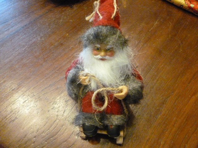 kerst 5 oude kerstmannen, Ophalen of Verzenden, Zo goed als nieuw