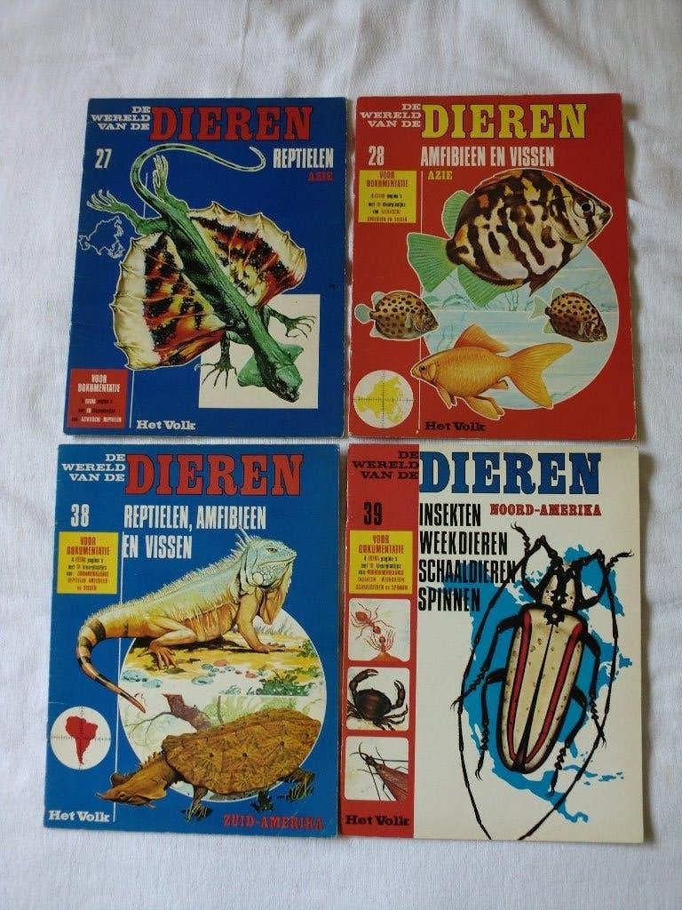 Uitg. Het Volk: Educatieve (school-)boeken, 4 van 40+ delen, Gelezen, Het Volk, Ophalen of Verzenden, Aardrijkskunde