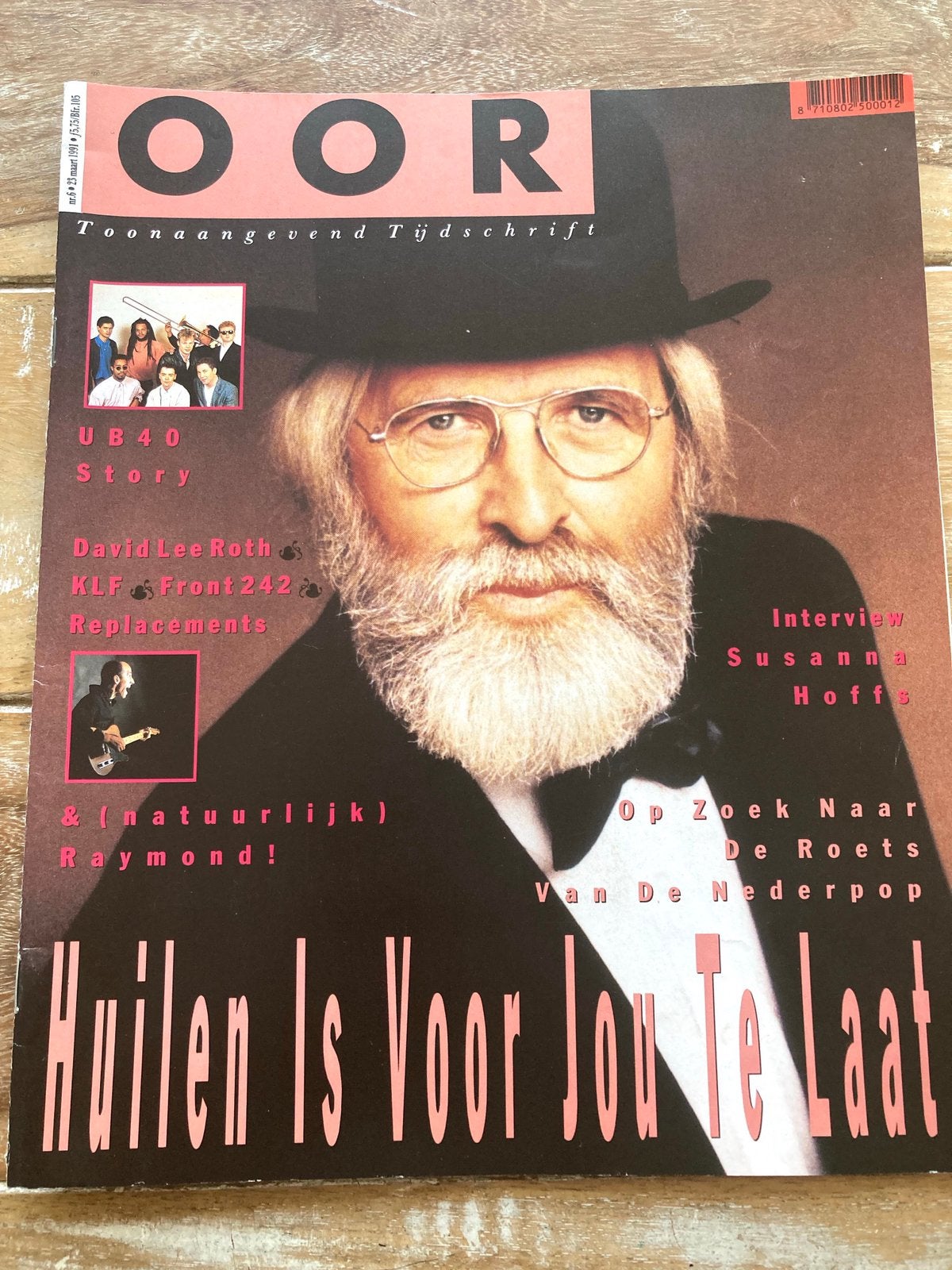 OOR Magazine 1991 DAVID LEE ROTH Replacements ELLIOTT MURPHY, Boeken, Tijdschriften en Kranten, Ophalen of Verzenden, Zo goed als nieuw