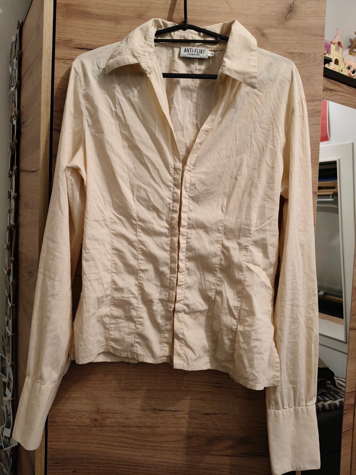 Anti-Flirt Collection Beige Blouse Maat S, Anti-Flirt, Ophalen of Verzenden, Maat 36 (S), Beige