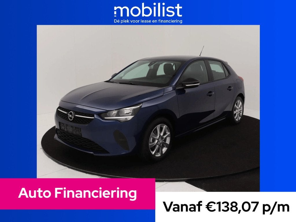 Opel Corsa 1.2 Edition (bj 2021), 1199 cc, Blauw, Bedrijf, Handgeschakeld