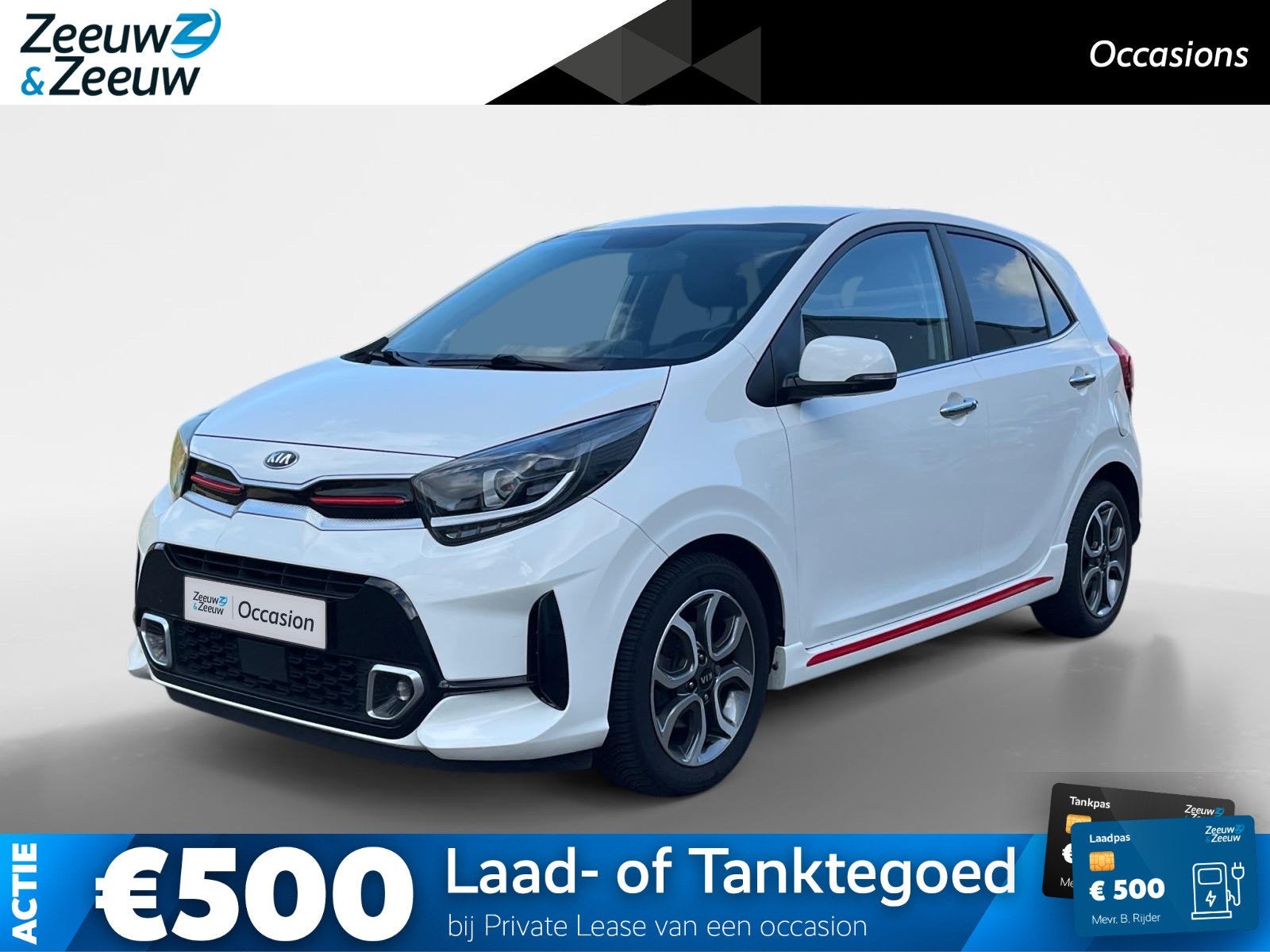 Kia Picanto 1.0 DPi GT-Line | Keyless entry | Lederen bekled, Auto's, Voorwielaandrijving, 12 maanden, Gebruikt, 4 stoelen