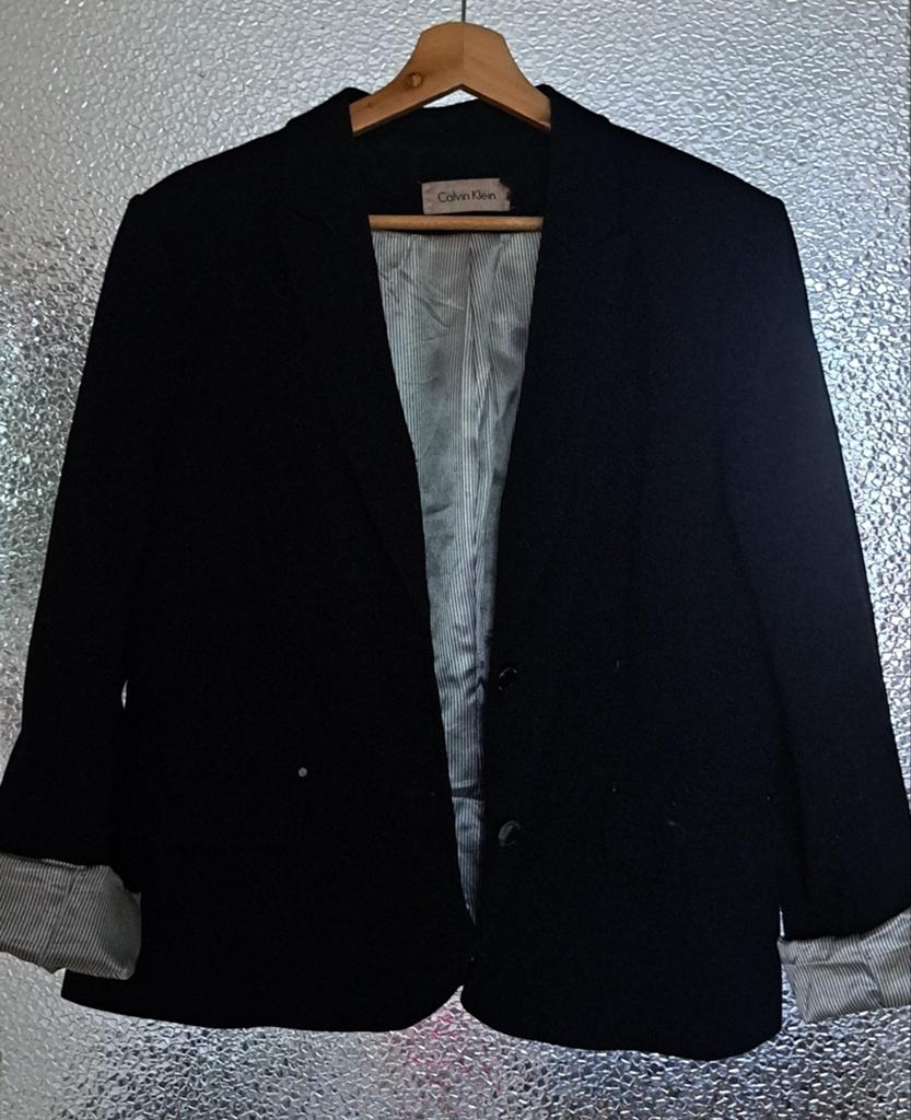 Calvin Klein jasje Dames, Ophalen of Verzenden, Zo goed als nieuw, Maat 42/44 (L), Blauw