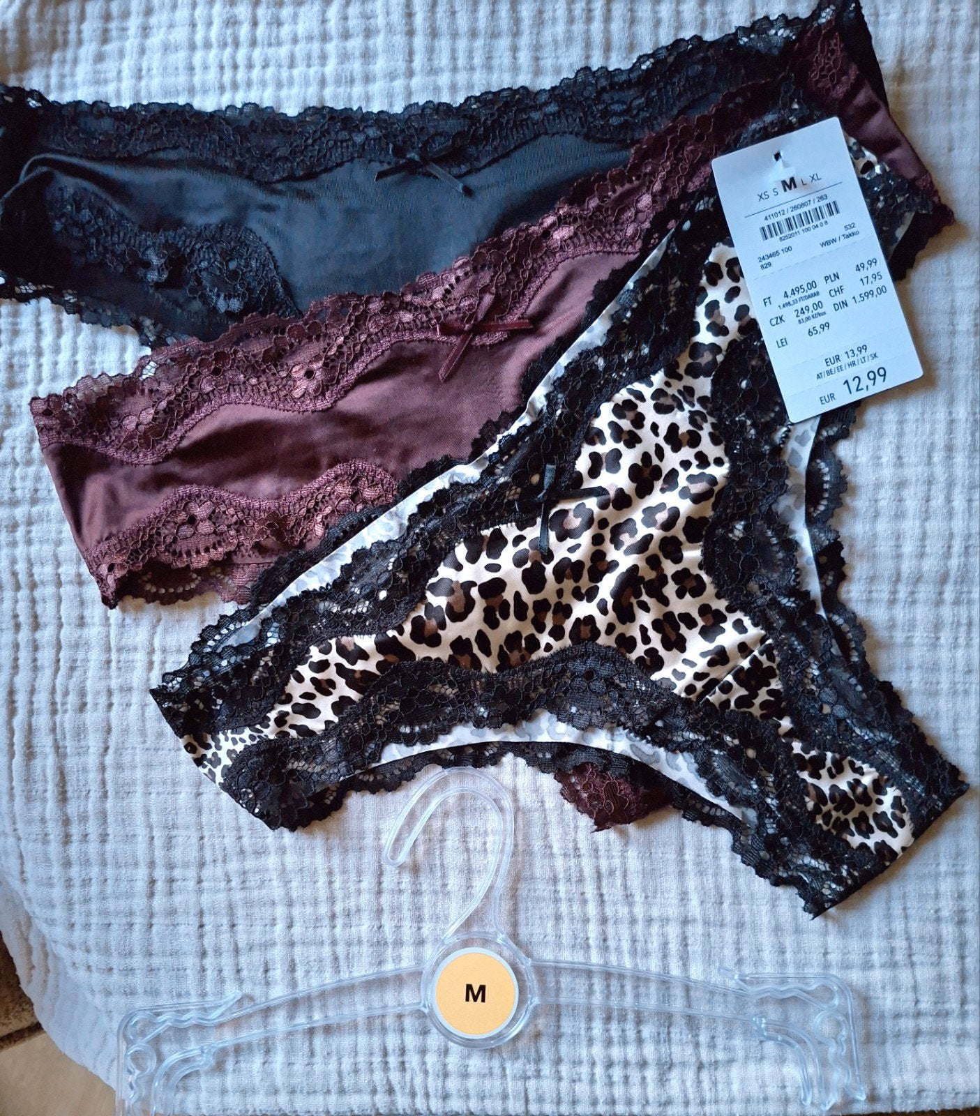 6 Nieuwe brazilian slips/strings van Takko fashion, Kleding | Dames, Ophalen of Verzenden, Zwart, String