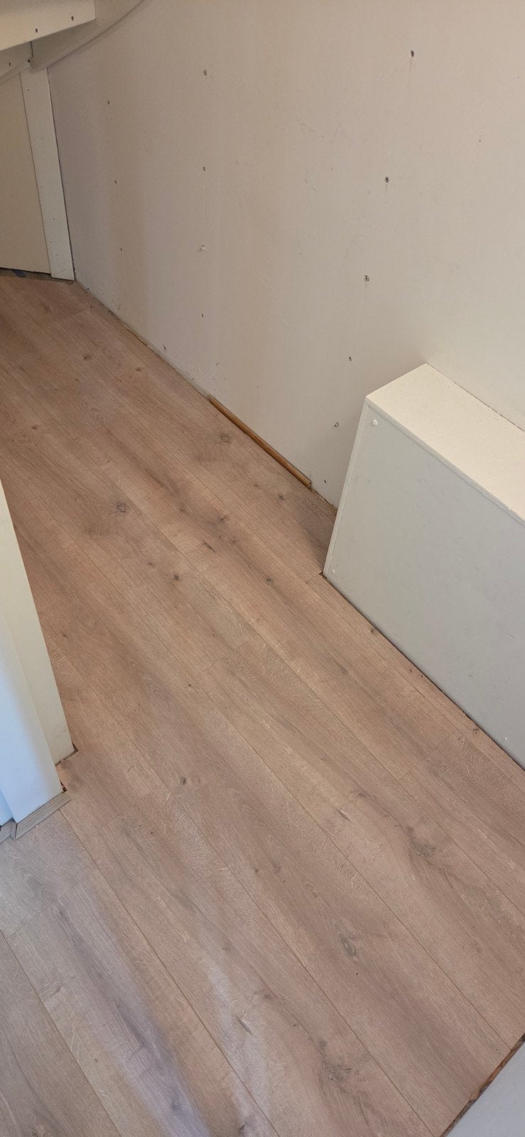 Lichteiken laminaatvloer, Ophalen, Gebruikt, 50 tot 150 cm, 10 m² of meer