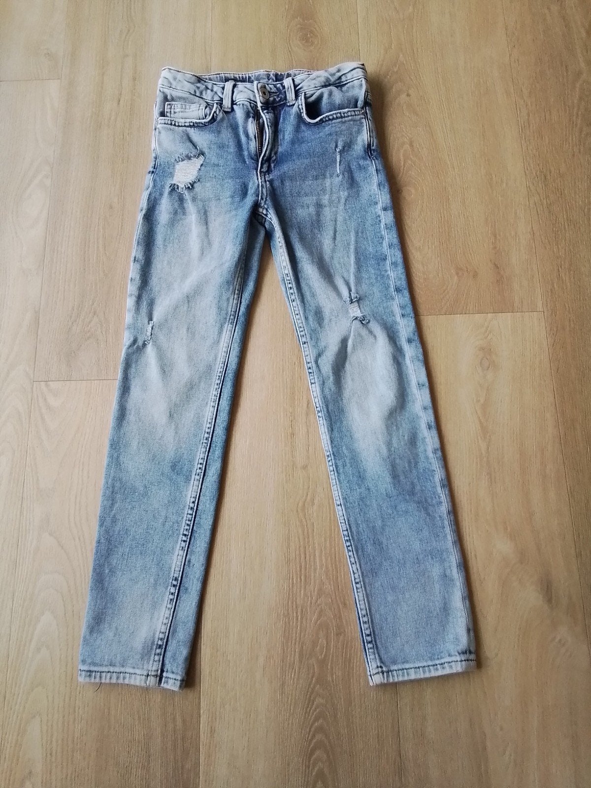 izgst spijkerbroek Jill&Mitch mt 146, Kinderen en Baby's, Kinderkleding | Maat 146, Broek, Meisje, Ophalen of Verzenden, Zo goed als nieuw