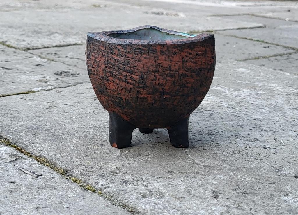 Pieter Groeneveldt keramiek potje/schaaltje op pootjes, Ophalen of Verzenden
