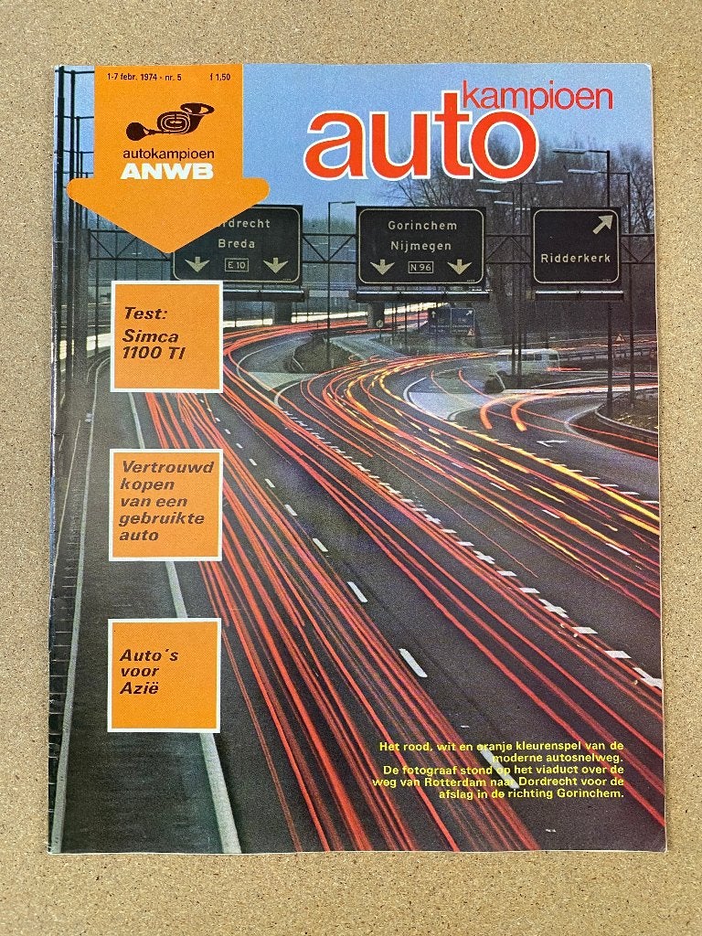 Autokampioen 5 1974, Verzenden, Gelezen, Algemeen