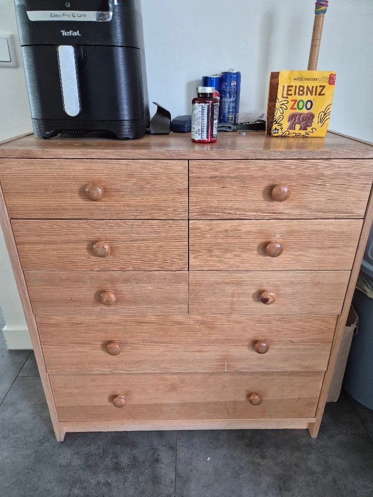 Commode with many drawers, Ophalen, 50 tot 100 cm, Zo goed als nieuw, 3 of 4 laden