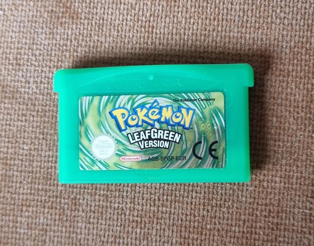 Pokémon LeafGreen Version - Origineel - Game Boy Advance, Spelcomputers en Games, Gebruikt, 1 speler, Ophalen of Verzenden, Role Playing Game (Rpg)