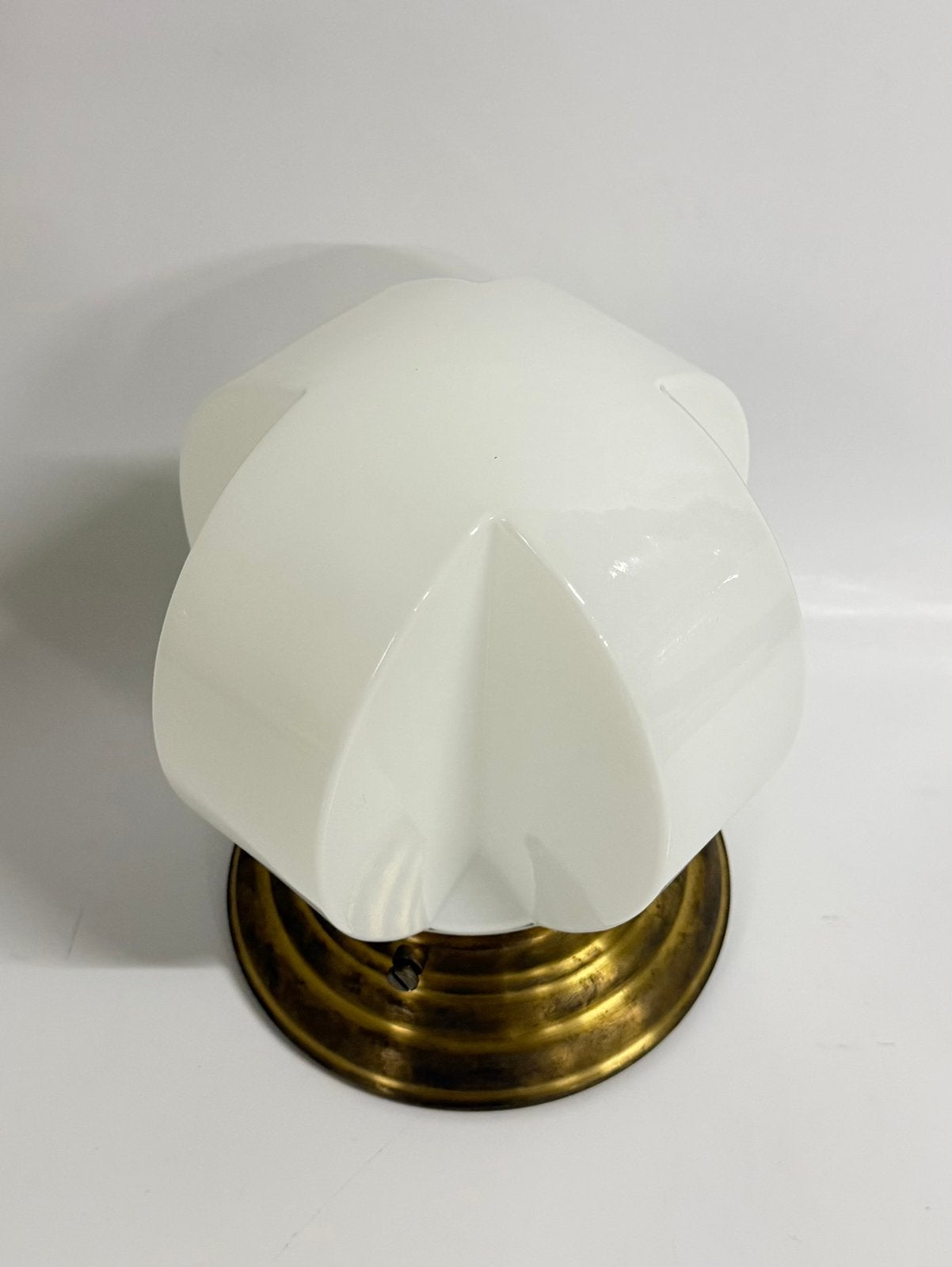Giso kruis bol witte plafondlamp Art Deco chromen armatuur, Ophalen of Verzenden, Zo goed als nieuw