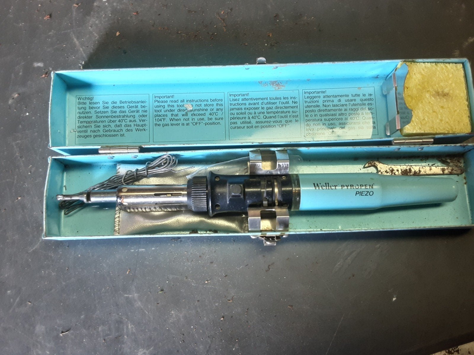 Weller Pyropen Piezo Soldeerbout - Gebruikt, Ophalen of Verzenden, Gebruikt, Overige typen, Overige merken