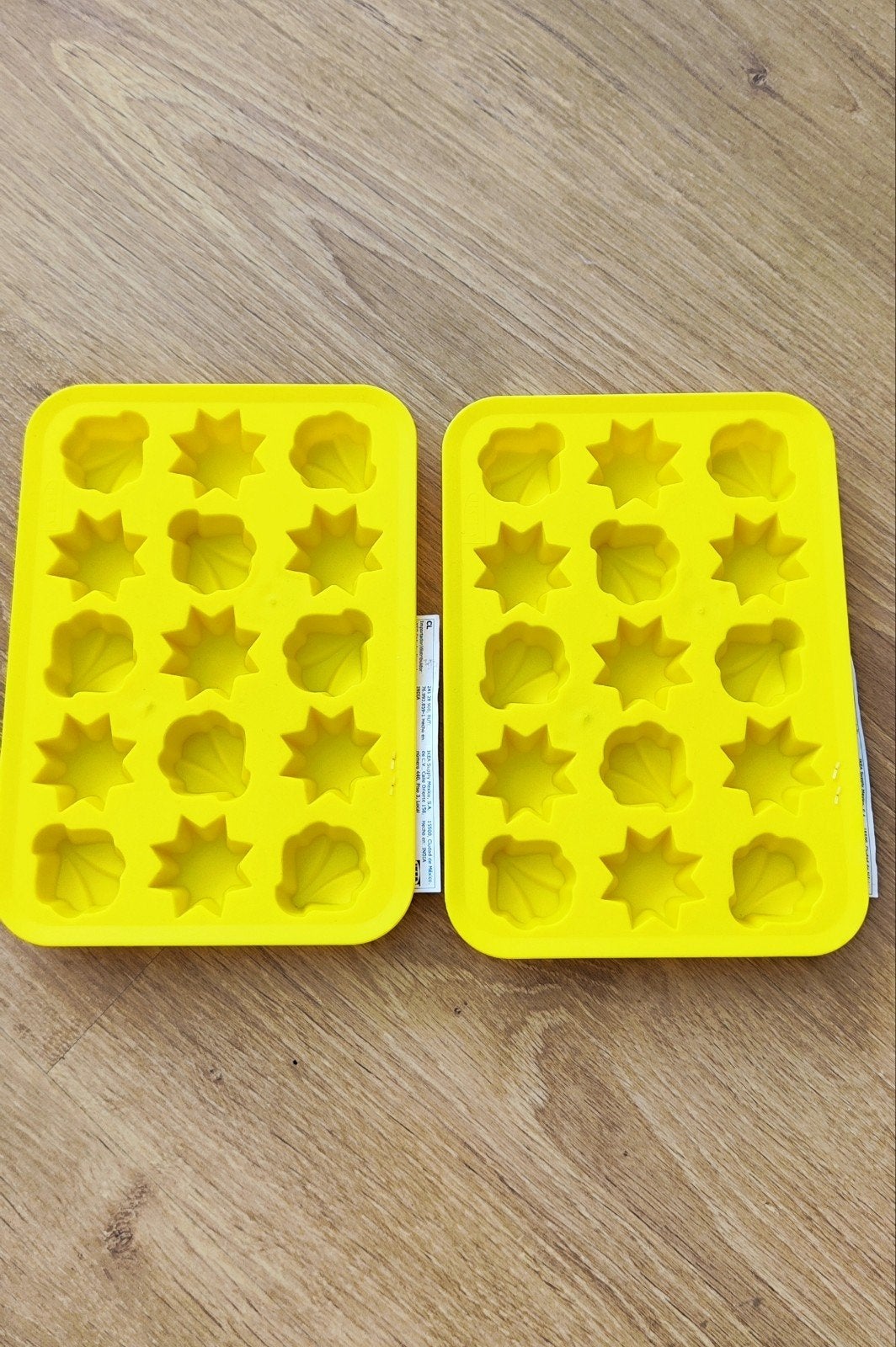 New! 2€=2*IKEA Ice Cube Trays IJsblokjesvorm Shells Starfish, Ophalen of Verzenden, Nieuw, Geel, IKEA
