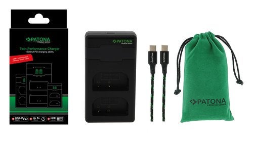 Premium Twin Performance Charger Panasonic Lumix incl. USB-C, Verzenden, Nieuw